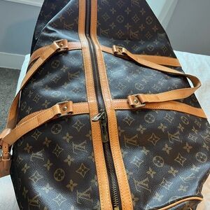 Louis Vuitton Brown Monogram Duffel Bag